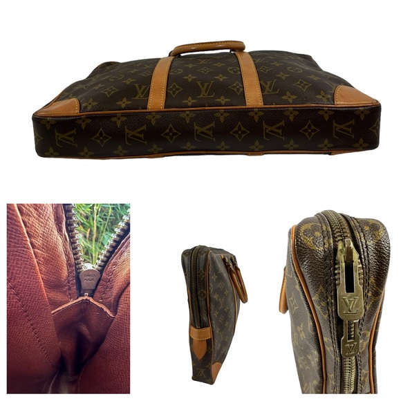 Vintage Louis Vuitton Porte Documents voyage monogram briefcase portfolio - Picture 5 of 16